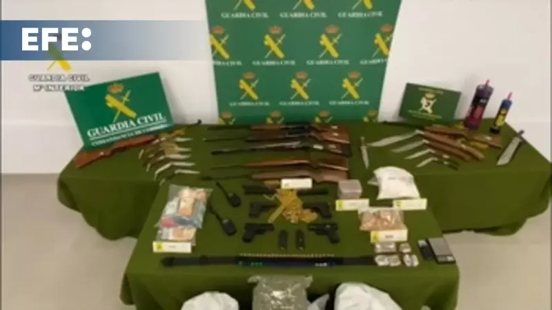 Cae banda dedicada al tráfico de armas y drogas que operaba en Córdoba y Sevilla