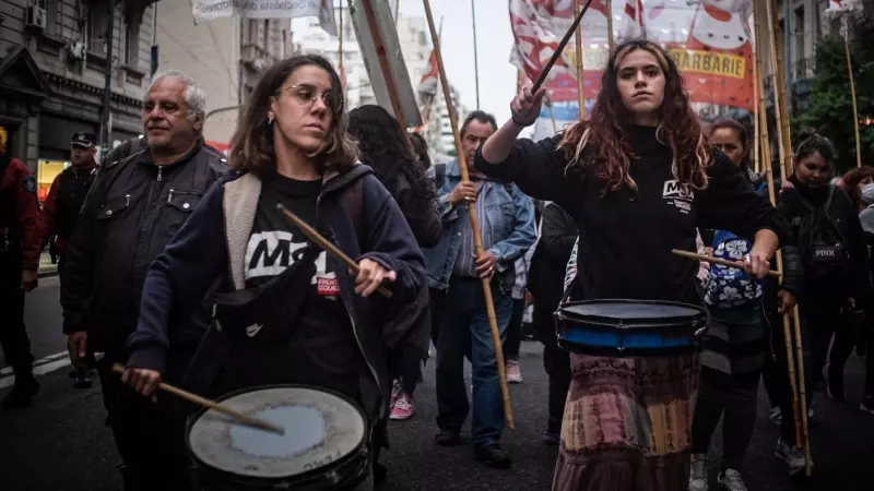 Trabajadores argentinos nueva huelga