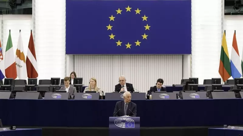 Una sesión en el Parlamento Europeo en Francia, Estrasburgo, a 24 de abril de 2024.