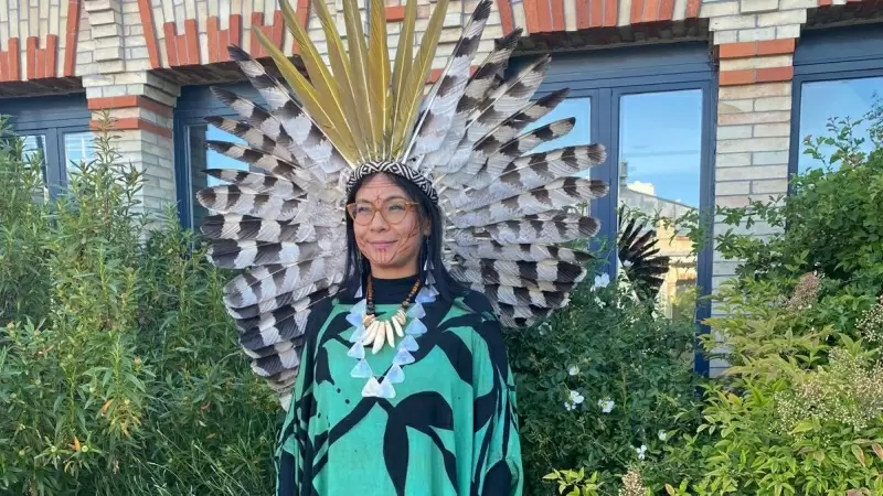 La activista indígena Daiara Tukano en Madrid, a 7 de mayo de 2024.