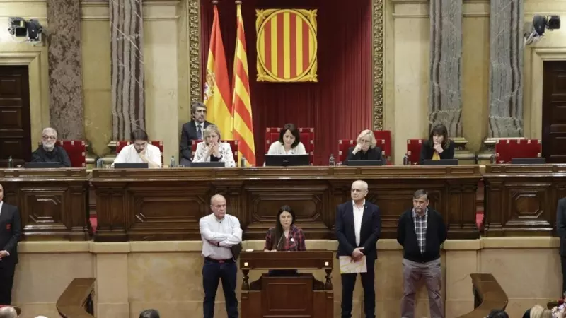 Foto de archivo de una sesión plenaria en el Parlament, en Barcelona, a 5 de marzo de 2024.
