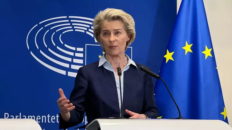 Imagen de archivo de la presidenta de la Comisión Europea, Ursula von der Leyen.