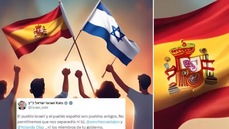 El ministro de Exteriores israelí manda un mensaje de 'amistad' con una bandera de España creada con IA y estalla el cachondeo: 'Es una relación tóxica'