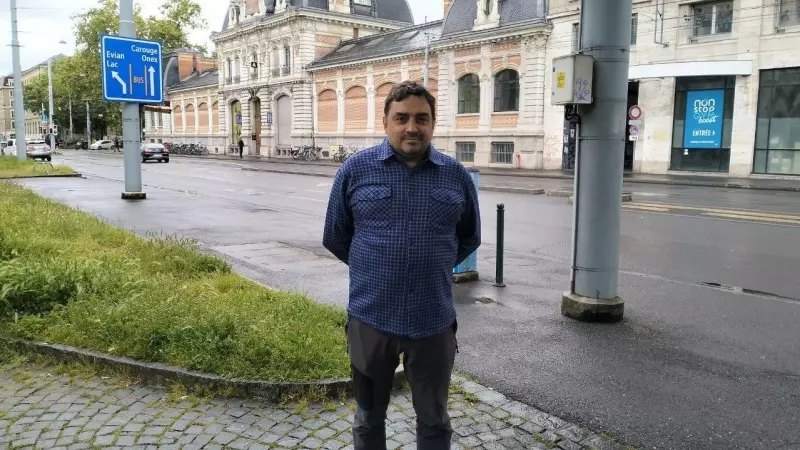 El periodista de la 'Directa' Jesús Rodríguez, exiliat a Ginebra.