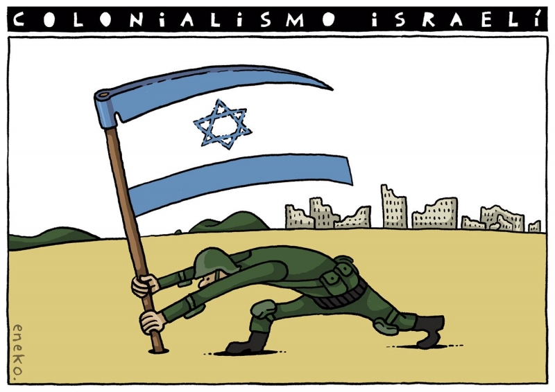 Viñetas - Colonialismo israelí