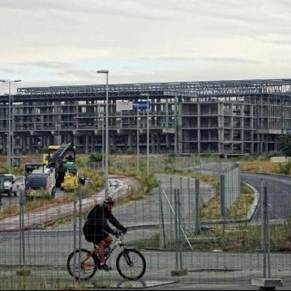 El Centro Acuático construido para las olimpiadas de Madrid / EFE