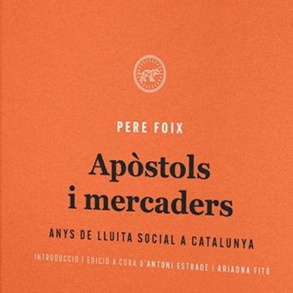 Portada del llibre 'Apòstols i mercaders'.