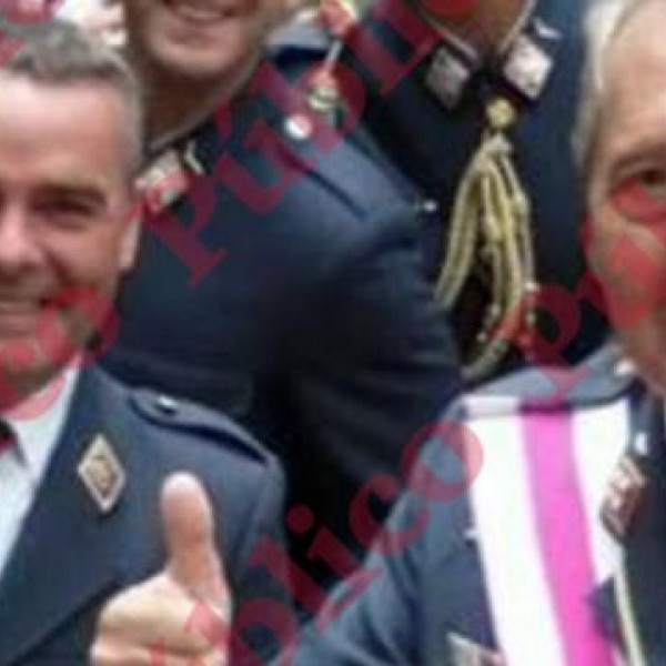 El capitán Meroño, junto al ex Jefe del Estado Mayor del Aire, general Jiménez Ruiz, en 2018.