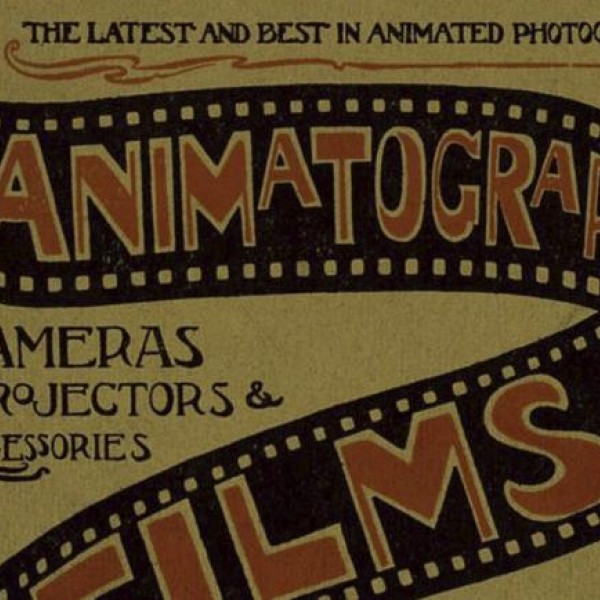 Portada de un catálogo de películas de animatógrafo de la empresa de Robert W. Paul.
