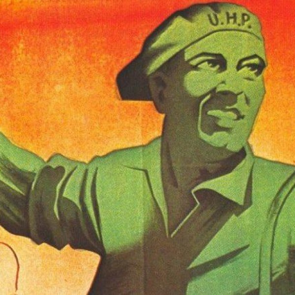 Un cartel propagandístico de la revolución del 34