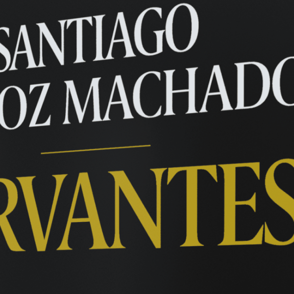Portada de 'Cervantes', libro de Santiago Muñoz