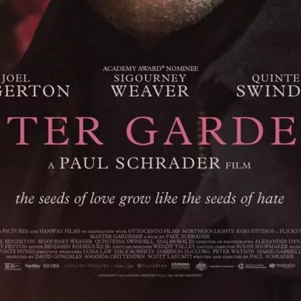 Cartel de la película 'El maestro jardinero' de Paul Schrader.