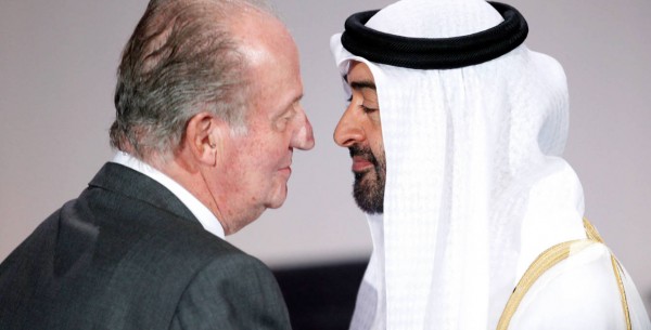 Juan Carlos I y Mohamed bin Zayed al Nahayan