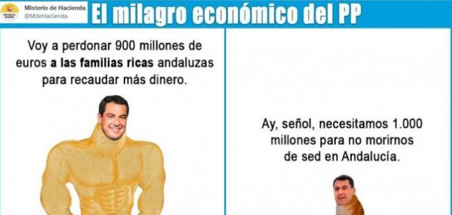 La paradoja de Moreno tras renunciar a 900 millones de euros en impuestos y pedir 1.000 al Gobierno por la sequía: 'PP en estado puro'