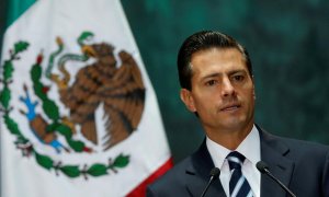 Enrique Peña Nieto, presidene de México, durante un discurso que dio en Australia/REUTERS