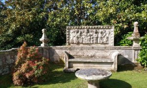 Jardines del Pazo de Meirás, en la localidad coruñesa de Sada.