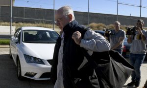 Rodrigo Rato, a su llegada a la cárcel de Soto del Real. EFE