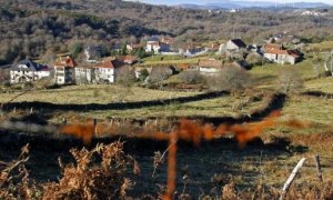 Paisaje de A Lama, una localidad gallega amenazada por la despoblación.- EFE