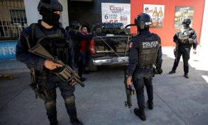 La Policía mexicana, en el estado de Sinaloa este viernes. REUTERS/Daniel Becerril