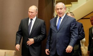 12/09/2019 -El presidente ruso, Vladimir Putin, y el primer ministro israelí, Benjamin Netanyahu, se reúnen en Sochi. / REUTERS - SHAMIL ZHUMATOV