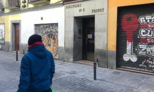 Hostal Prinoy, en la calle Cabestreros de Lavapiés, en Madrid.-
