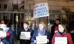 Manifestación contra la explotación de menores en Mallorca