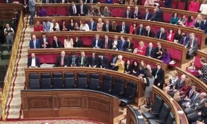 Diputados de Vox como Manuel Mariscal sentados en los escaños que tradicionalmente corresponden al PSOE: PÚBLICO