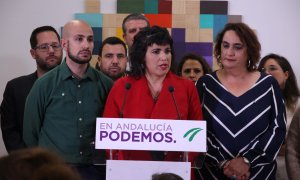 Teresa Rodríguez, hoy en rueda de prensa