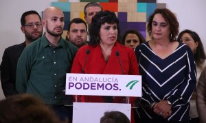 Teresa Rodríguez, hoy en rueda de prensa