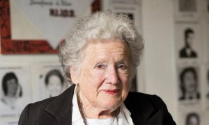 Nora Cortiñas, una de las fundadoras de las Madres de Plaza de Mayo.