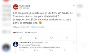 El tremendo corte del CM de Cruzcampo a Álvaro Ojeda