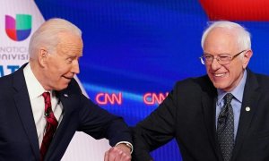 Joe Biden y Bernie Sanders