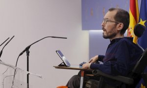 El portavoz de Unidas Podemos en el Congreso, Pablo Echenique. - EFE