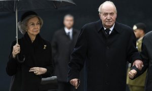 La reina Sofía y el rey Juan Carlos I. JOHN THYS / Belga / AFP / Archivo