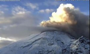 El volcán Popocatépetl registra hasta 36 erupciones en las últimas 48 horas