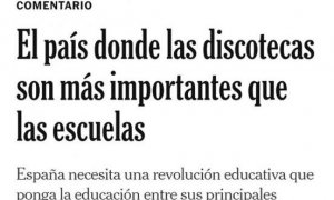 "'The New York Times' descubre que las prioridades de España son el fútbol, las playas, las corridas y las discotecas... Se nota que las noticias tardan en llegar al otro lado del charco"