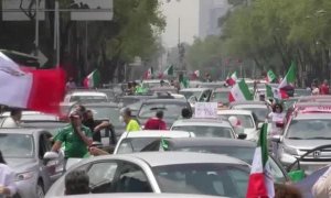 Protestas en México contra su presidente López Obrador ante la crisis que atraviesa el país en medio de la pandemia