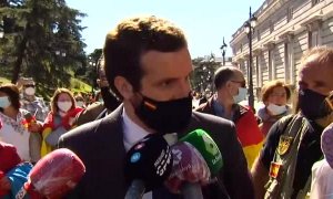 Casado pide la retirada del estado de alarma en Madrid al considerarlo "injusto" y "discriminatorio"