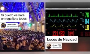 "Las próximas luces de Navidad, las del techo del hospital"