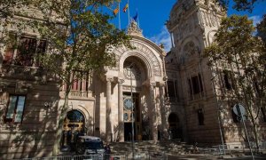 Fachada del Tribunal Superior de Justicia de Catalunya.