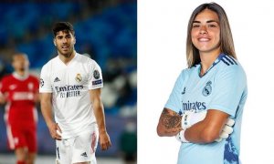 Una jugadora del Madrid Femenino pone un tuit con Asensio y se topa de frente con el machismo: "Esa quiere parar dos pelotas a la vez"