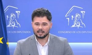 Gabriel Rufián, sobre la formación del Govern: "ERC no es la criada de nadie"