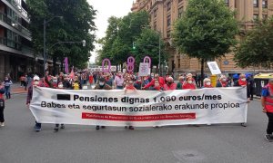 Manifestación pensionistas Bilbao