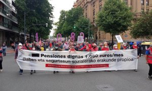 Manifestación pensionistas Bilbao