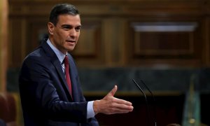 30/06/2021.- El presidente del Gobierno, Pedro Sánchez, comparece este miércoles en el Pleno del Congreso para explicar los indultos a los líderes independentistas e informar de la situación política y económica, así como de los últimos consejos europeos