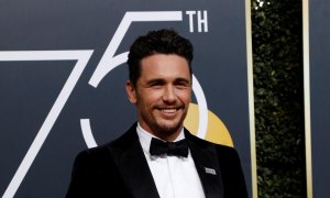 24/12/21. El actor James Franco durante la gala de los Globos de Oro en Los Ángles, a 7 de enero de 2018.