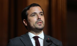 El ministro de Consumo, Alberto Garzón, en el acto solemne por el 20º aniversario de la Agencia Española de Seguridad Alimentaria y Nutrición (AESAN)