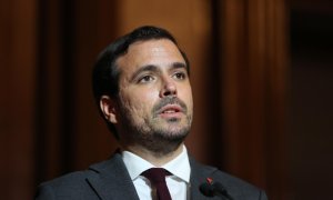 El ministro de Consumo, Alberto Garzón, en el acto solemne por el 20º aniversario de la Agencia Española de Seguridad Alimentaria y Nutrición (AESAN)