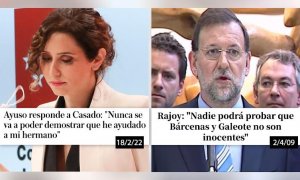 Ayuso se marca "un Rajoy" y dice que "nunca se va a poder demostrar" que ha ayudado a su hermano