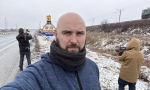 03/02/2022 El periodista Pablo González,  ha sido detenido en la localidad polaca de Rzeszow, en la frontera con Ucrania, donde se encontraba informando sobre la crisis de refugiados